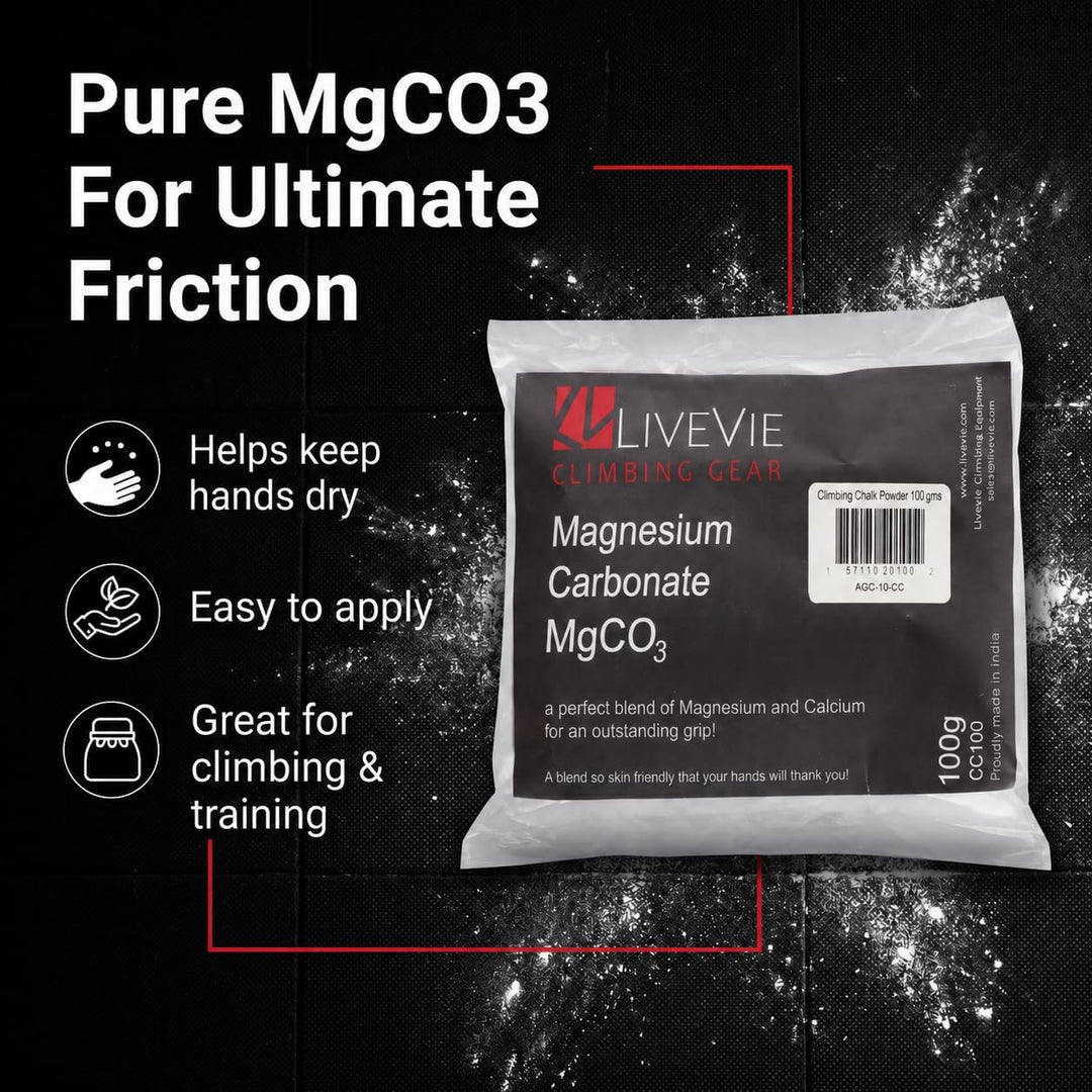 Amber Fight Gear Magnesium Carbonate Gym Chalk for Grip Training