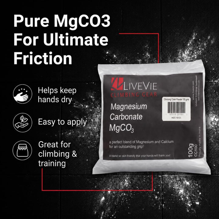 Amber Fight Gear Magnesium Carbonate Gym Chalk for Grip Training