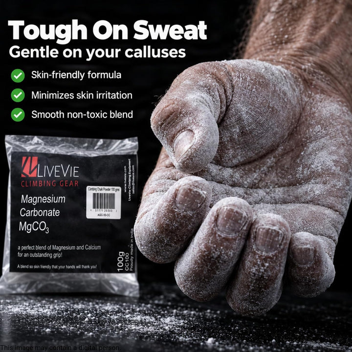 Amber Fight Gear Magnesium Carbonate Gym Chalk for Grip Training