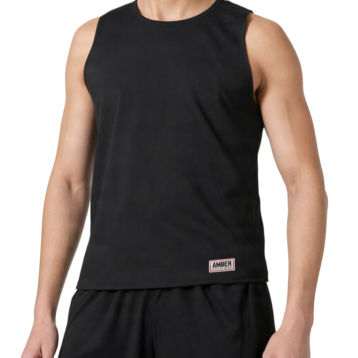 Amber Fight Gear Premium Satin Boxing Jersey Tank Top, Multiple Colors &amp; Sizes