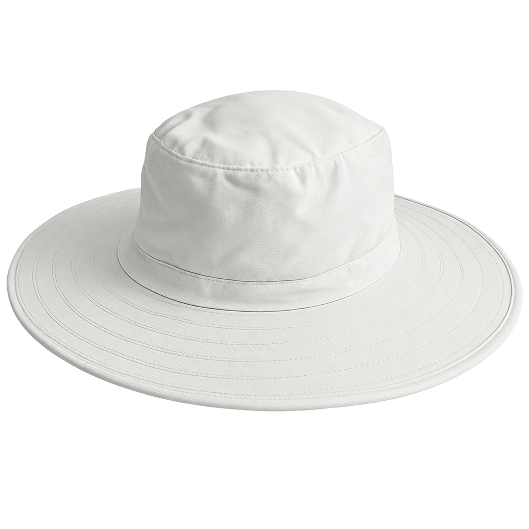 Amber Fight Gear Wide Brim Cotton Drill Sun Hat with Cooling Towel Band