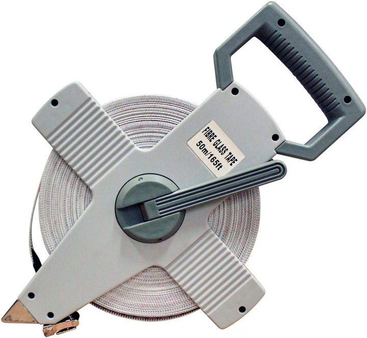 Amber Fight Gear Open Reel Fiberglass Measuring Tape, 100–330 Feet