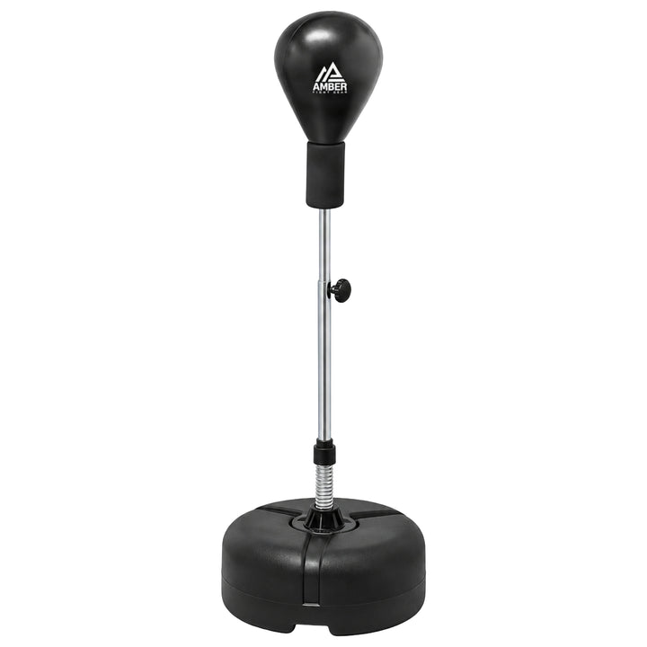 Amber Fight Gear Freestanding Boxing Punching Bag - Improve Speed &amp; Coordination | Adjustable Height, Kids &amp; Adults Fitness Workout