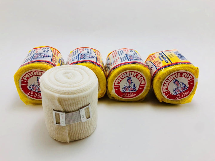 LeRoy Mexican Boxing Hand Wraps, Elastic Flat Knit, 2 Inch, 5.5 Yards