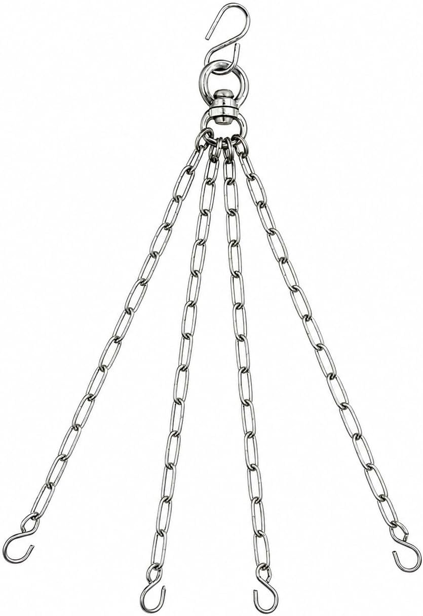 Amber Fight Gear Heavy Bag Chain with 360° Swivel, 200–220 lb Capacity