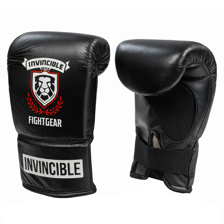 Invincible Fight Gear Leather Heavy Bag Boxing Gloves