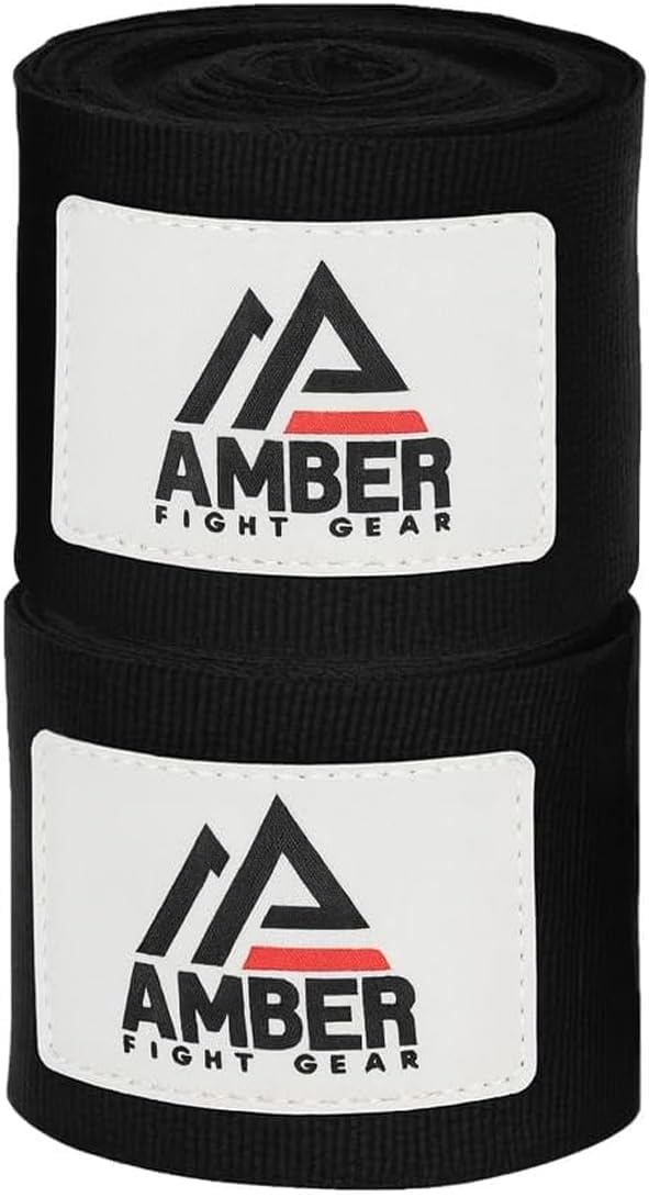 Amber Fight Gear Mexican Style 200-Inch Elastic Boxing Hand Wraps