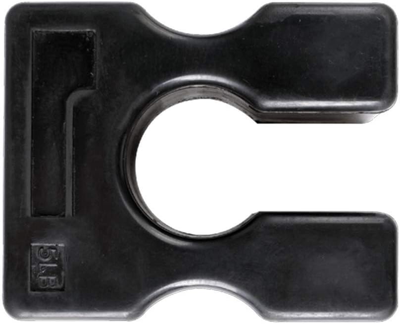 ody-Solid 2.5lb Weight Stack Adapter Plate (WSA2.5) - Add More Resistance to Your Weight Machines for Improved Results - Black