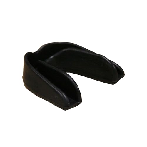 Custom Fit Sports Mouthguard Boil and Bite Mouth Guard for Boxing, MMA &amp; More, Easy Mold, Adjustable Length, Includes Storage Case, Black, Pack of 10