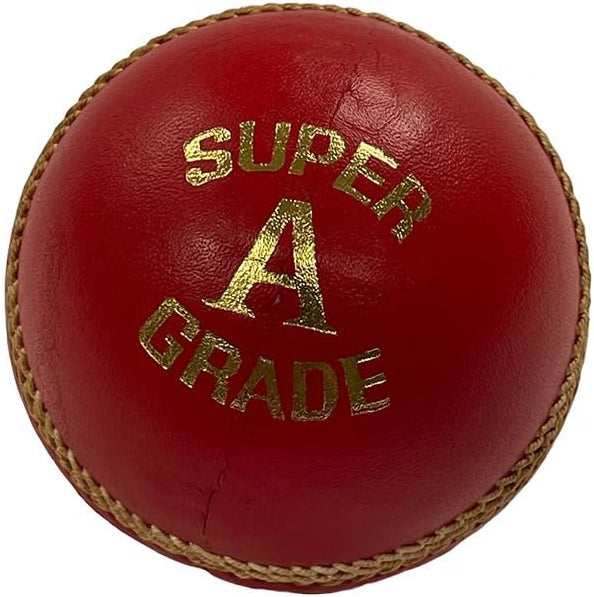 Amber Fight Gear Professional Leather Cricket Ball, Hand-Stitched, Set Options