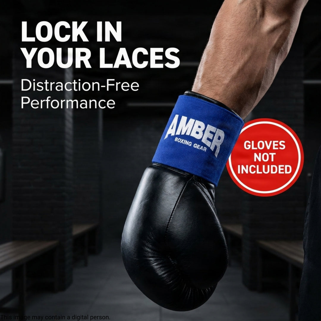 Boxing Lace Covers Secure Fit Stability and Style Enhance Glove Performance Reduce Movement for Training and Competition Gloves Not Included