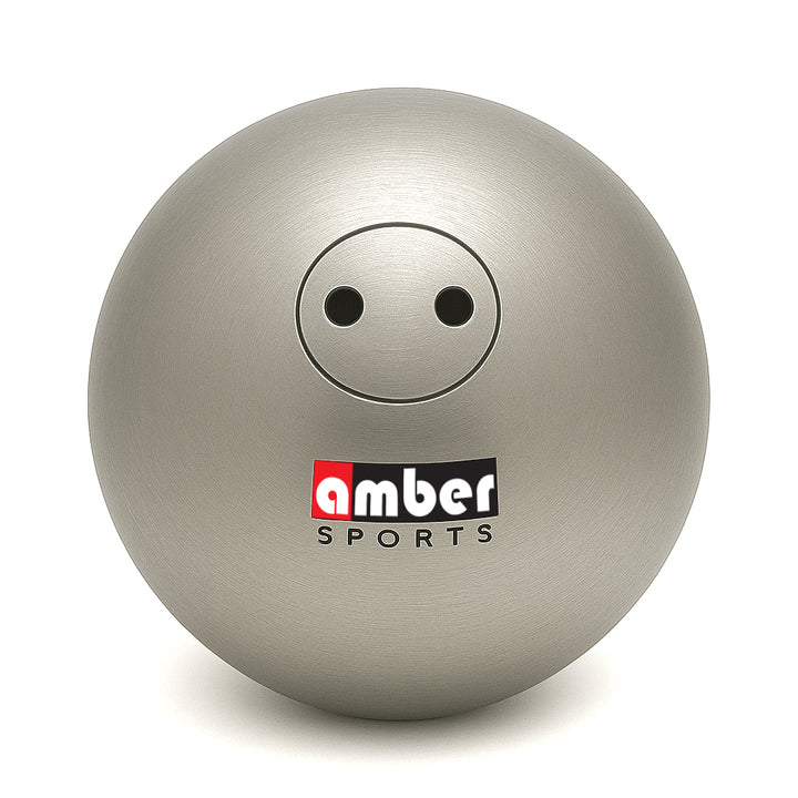 Amber Fight Gear IAAF Certified Stainless Steel Shot Put, Precision Calibrated, Machine Finished for Superior Grip, Competition Ready - Available in 4kg, 12lb, 6kg, 16lb Sizes