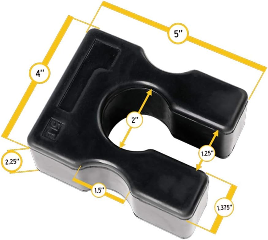 ody-Solid 2.5lb Weight Stack Adapter Plate (WSA2.5) - Add More Resistance to Your Weight Machines for Improved Results - Black