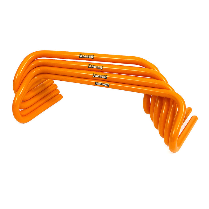 Multi-Sport Speed Training Hurdles Set of 6 Mini Hurdles for Agility &amp; Coordination, Lightweight PVC Construction, Ideal for Football, Soccer, Baseball, Hockey, Track, Tennis, Lacrosse, 6 inch