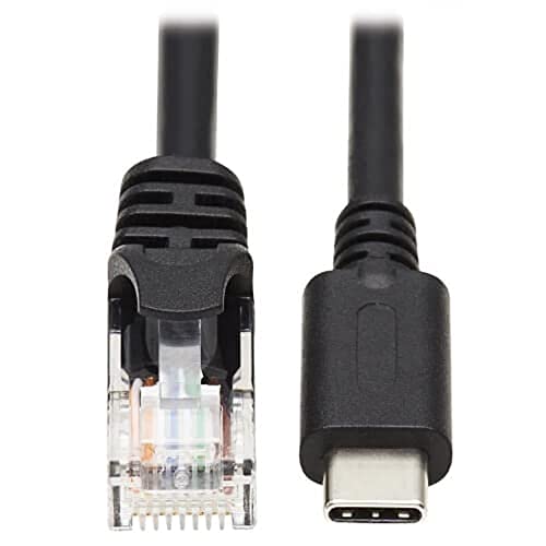 Tripp Lite USB-C to RJ45 Serial Rollover Cable (M/M), Connect to Cisco Modem/Router/Serial-Based Device, Windows/macOS/Linux Compatible, 250 Kbps, 6 Feet / 1.8 Meter, 3-Year Warranty (U209-006-RJ45XC)