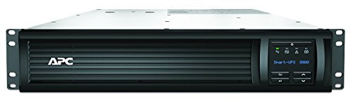 APC 3000VA Smart UPS with SmartConnect, SMT3000RM2UC Rack Mount UPS Battery Backup, Sinewave, AVR, 120V, Line Interactive Uninterruptible Power Supply