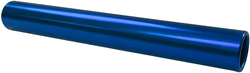 Aluminum Relay Baton Get The Winning Edge with Our Official Size, Lightweight, and Safe, Blue Pack of 5