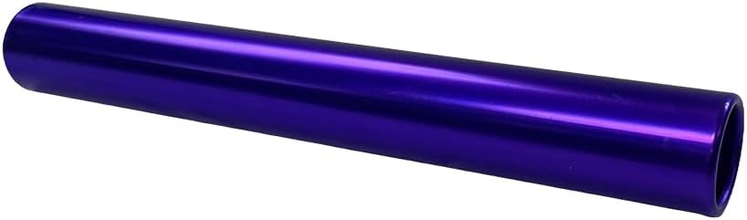 Aluminum Relay Baton Get The Winning Edge with Our Official Size, Lightweight, and Safe, Purple Pack of 2