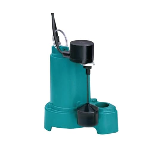 Leo Pump High-Performance Sump Pump 1-1/2inch NPT Discharge, 104?F Temperature Resistance, 1/2inch Solid Handling - Ideal for Versatile Water Removal, 1/3HP 115V/60HZ