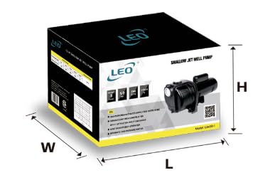 Leo Pump Permanent Lawn Sprinkler Pump Robust, Durable, Safe, Versatile, and Efficient Water Management Solutions for High-Volume Irrigation Needs, UCSM150 115V/230V, 1-1/2 HP