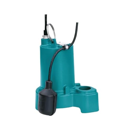 Leo Pump High-Performance Sump Pump 1-1/2inch NPT Discharge, 104?F Temperature Resistance, 1/2inch Solid Handling - Ideal for Versatile Water Removal, 1/3HP 115V/60HZ