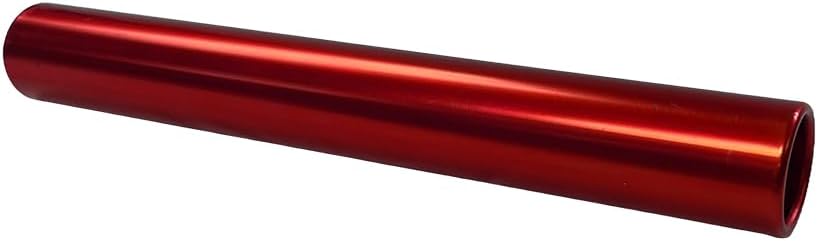 Aluminum Relay Baton Get The Winning Edge with Our Official Size, Lightweight, and Safe, Orange Pack of 2