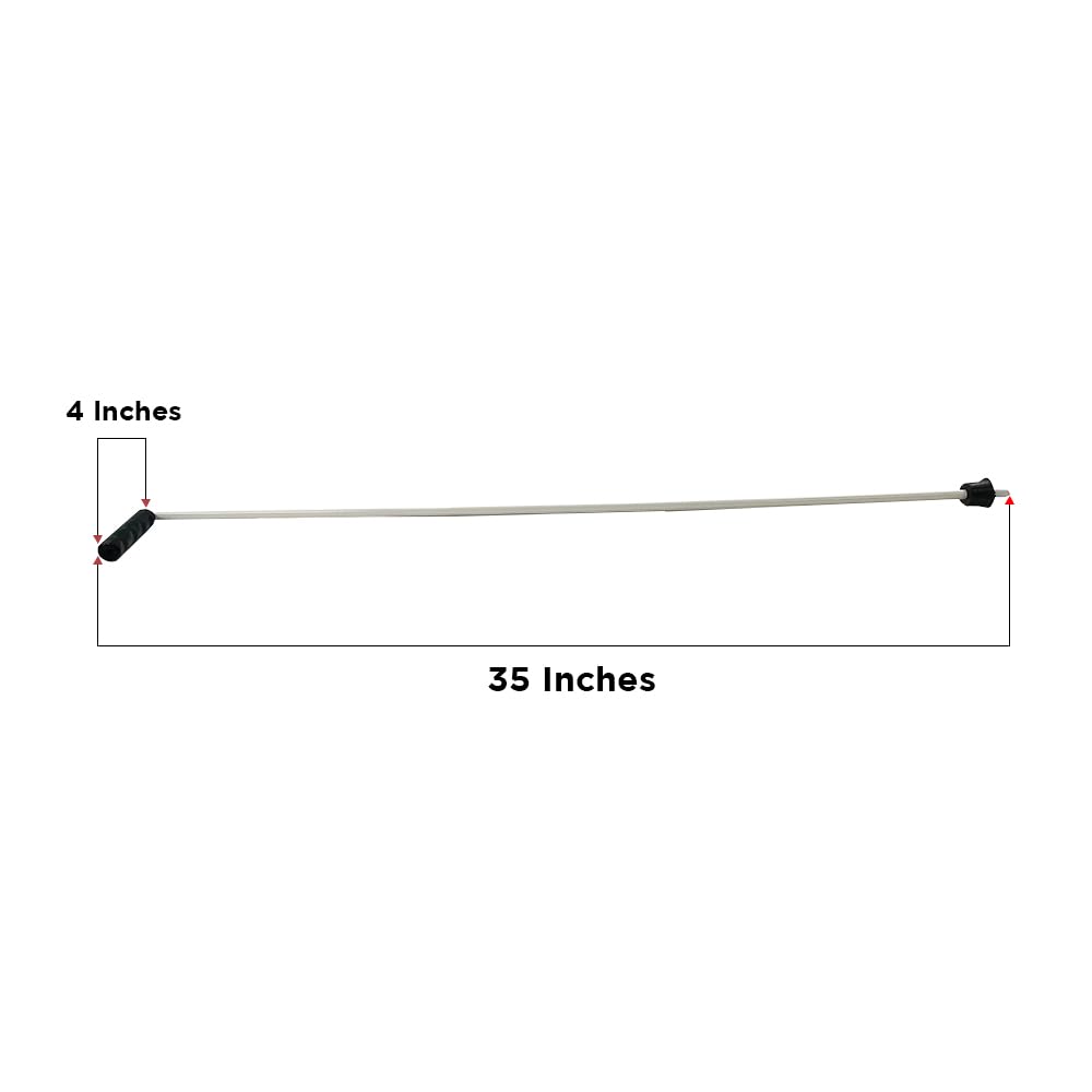 Steel Measuring Cane for Athletic Field Events ? 38 Inch Long, Compatible with Standard Measuring Tapes, Durable Steel Construction, Easy Ground Marking for Throws &amp; Jumps, No Assembly Required