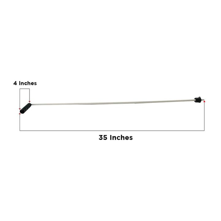 Steel Measuring Cane for Athletic Field Events ? 38 Inch Long, Compatible with Standard Measuring Tapes, Durable Steel Construction, Easy Ground Marking for Throws &amp; Jumps, No Assembly Required