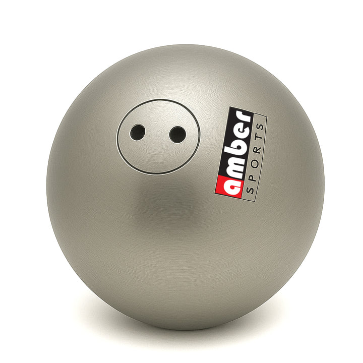 Amber Fight Gear IAAF Certified Stainless Steel Shot Put, Precision Calibrated, Machine Finished for Superior Grip, Competition Ready - Available in 4kg, 12lb, 6kg, 16lb Sizes