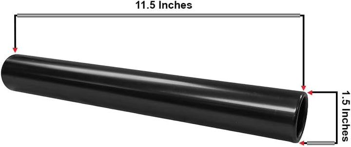 Aluminum Relay Baton Get The Winning Edge with Our Official Size, Lightweight, and Safe, Black Pack of 2