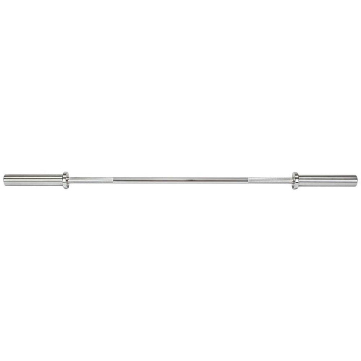 Olympic Weightlifting Barbell Bar 86 Inch - Heavy-Duty Straight Bar for 2-inch Weight Plates - 330 lb. Weight Capacity