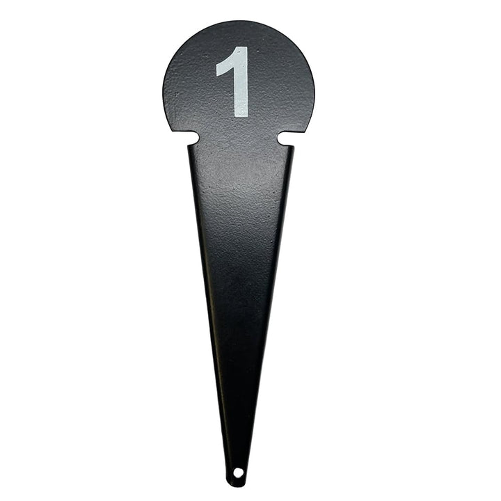 Durable Discus &amp; Shot Put Markers (Set of 10) Essential Track and Field Equipment, Spiked Tips for Secure Placement, High Visibility, Robust Metal Construction for Competitions and Training