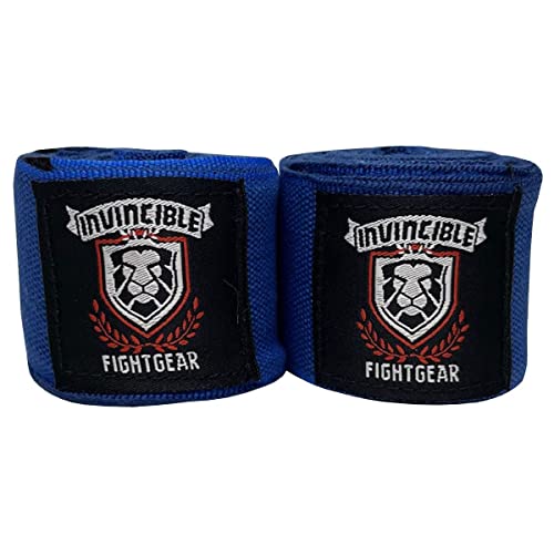 Blue Amber Fight Gear 180-Inch Elastic Hand Wraps