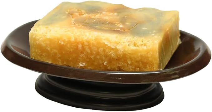 Millennium Collection Antique Copper Soap Dish - Elegant Bathroom Vanity Countertop Accessory, Kitchen Sink Organizer for Soap, Pumice Bars, Sponges, Scrubber