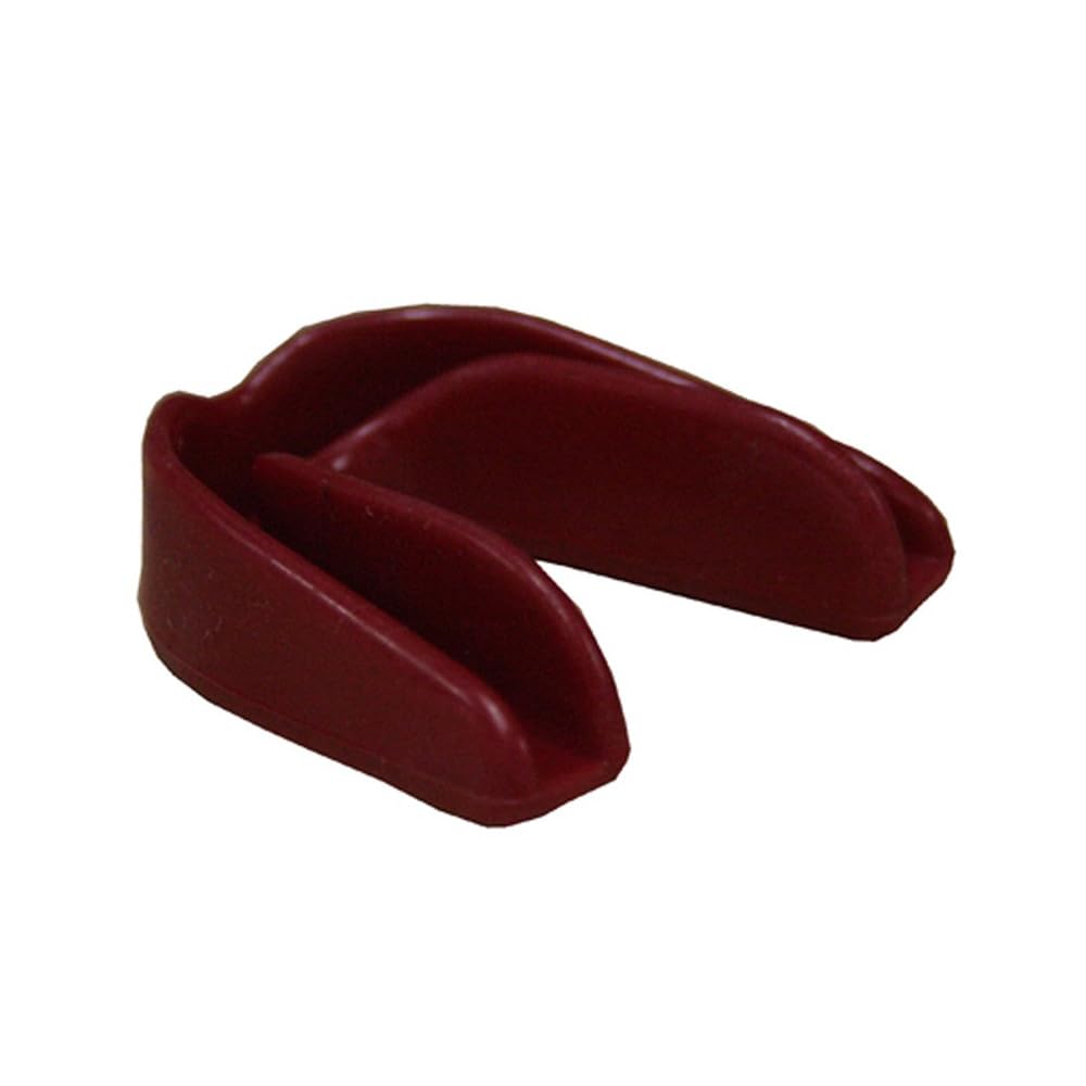 Custom Fit Sports Mouthguard Boil and Bite Mouth Guard for Boxing, MMA &amp; More, Easy Mold, Adjustable Length, Includes Storage Case, Red, Pack of 100