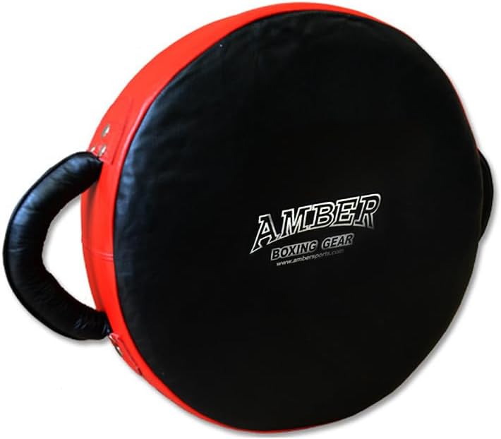 Amber Fight Gear Round Cushion Punch Shield - The Ultimate Training Companion with Unparalleled Durability and Exceptional Performance