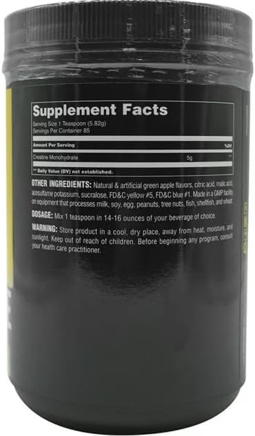 Amber Fight Gear Creatine Powder Supplement - 85 Servings - Fruit Punch