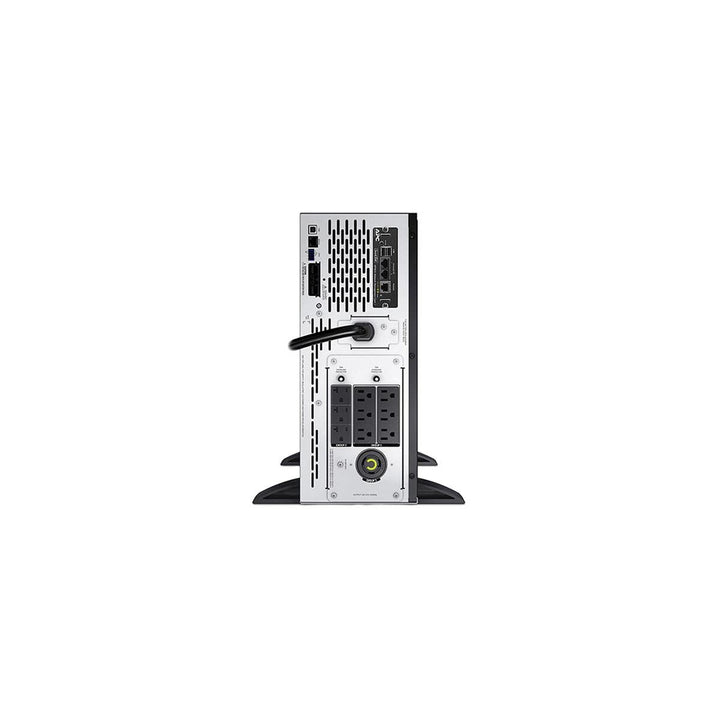 APC Network UPS, 3000VA Smart-UPS Sine Wave, Short Depth UPS with Extended Run Option, SMX3000LVNC, Network Management Card, Tower/4U Rack Convertible, Line-Interactive, 120V Black