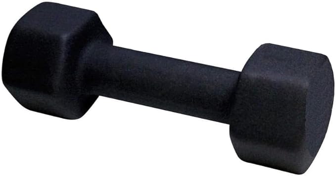 Neoprene Dumbbell, Single Weight for Strength Training, Muscle Toning, and Rehab, Non-Slip Grip &amp; Anti-Roll Design, Available in 1lb?15lb