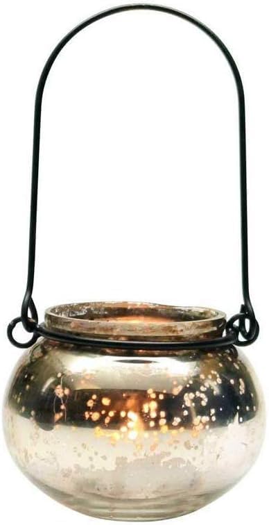 Champagne Collection - Elegant Diamond-Shaped Handmade Glass Votive Candle Holders for Weddings, Parties, and Home Decor (Set of 6)