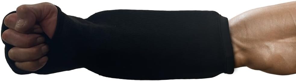 Ultimate Fist &amp; Forearm Protector Premium Martial Arts Gloves with Full-Length Nylon Sleeves, Superior Knuckle Defense for Boxing, Kickboxing, MMA, and Fitness Training