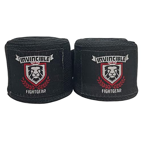 Black Amber Fight Gear 180-Inch Elastic Hand Wraps