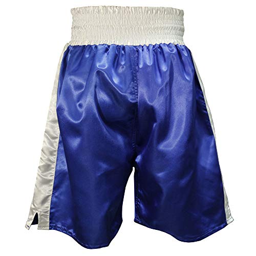 Fearless Classic Satin Pro-Style Boxing Trunks, Premium Lightweight Fight Shorts for Training, Sparring, and Gym Wear