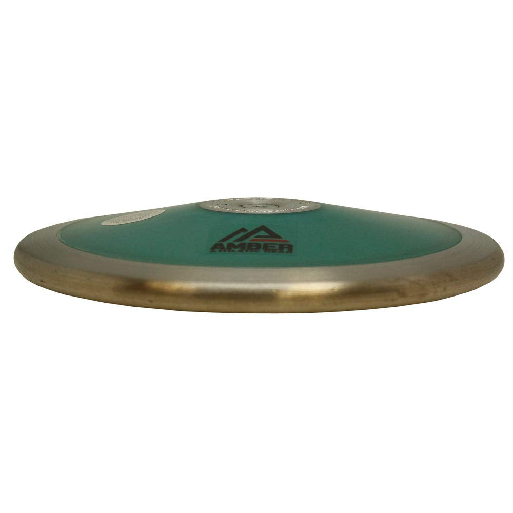 Amber Fight Gear Hi Fly DiscusTrack &amp; Field Training Discus - IAAF Certified, 85% Rim Weight, Durable Polycarbonate Fiber Side Plates - Perfect for Advanced Throwers - Available in 1kg, 1.6kg, 2kg