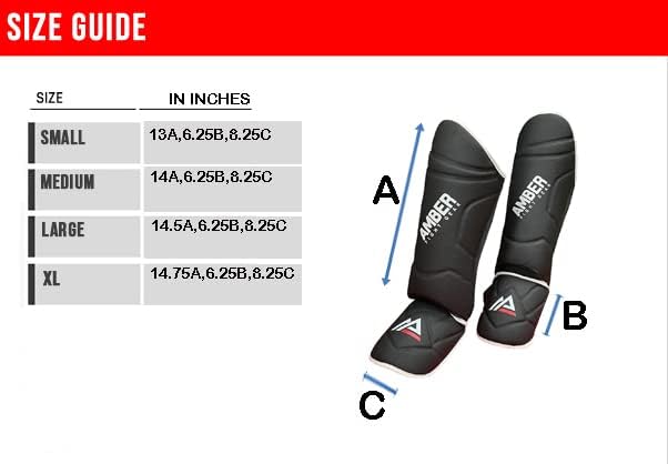 Centurion Muay Thai Shin and Instep Guards, High-Density Foam Protection, Skintex Leather, Adjustable Straps, Lightweight &amp; Durable for MMA, Kickboxing, Muay Thai, and Taekwondo