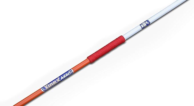 Premium Aluminum Javelin for Track &amp; Field, Competition, and Training, NCAA &amp; IAAF Approved, 300GM, 35?65M, Color May Vary