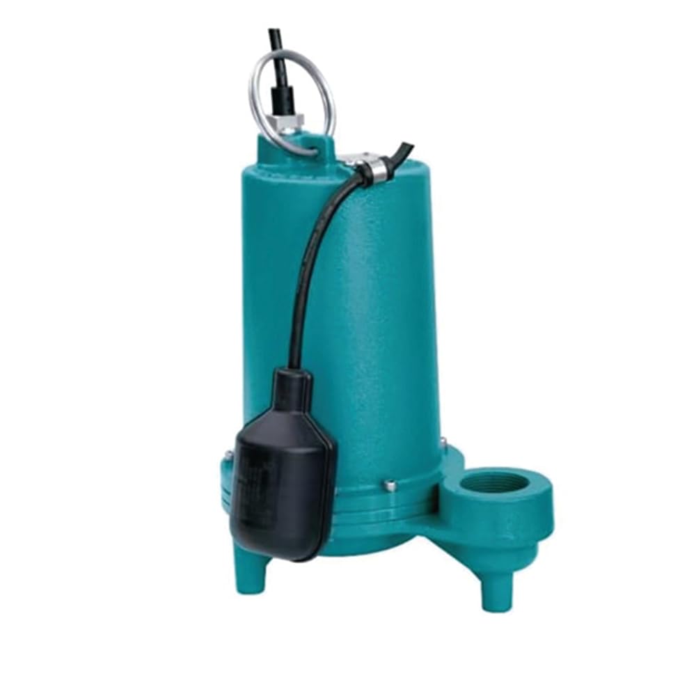 Leo Pump Sewage Pump 2inch NPT Vertical Discharge, Handles 104?F (40?) Liquid Temperature, Spherical Solids Handling up to 2Inch, Reliable Performance, and Precise Level Control, LSEV412T, 0.4HP 115V/60HZ