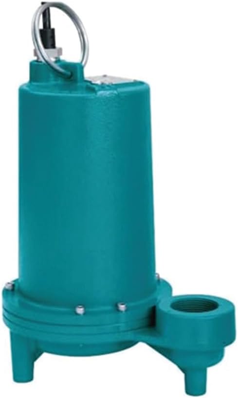 LIVEVIE Leo Pump Effluent Pump with 1-1/2 inch NPT Vertical Discharge, 104 F Continuous Liquid Temperature, and 3/4 inch Spherical Solids Handling Capability, LEFV412