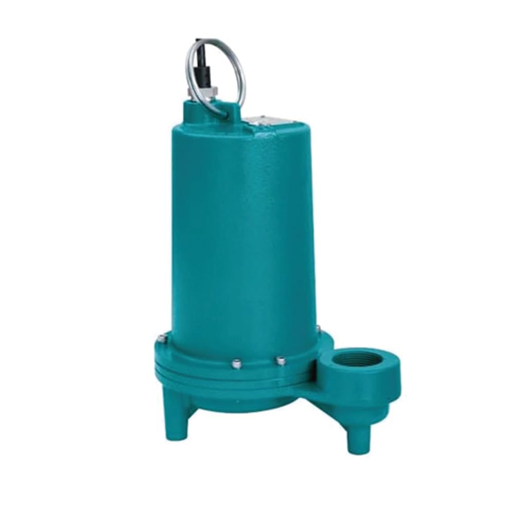 Leo Pump Sewage Pump 2Inch NPT Vertical Discharge, Handles 104?F (40?) Liquid Temperature, Spherical Solids Handling up to 2Inch, Reliable Performance, and Precise Level Control, LSEV412M, 0.4HP 115V/60HZ