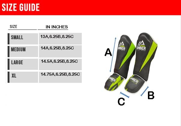 Pro Style Competition Muay Thai Shin Guards with Instep Protection for Kickboxing, MMA, and Combat Sports, Lightweight, Durable, and Adjustable